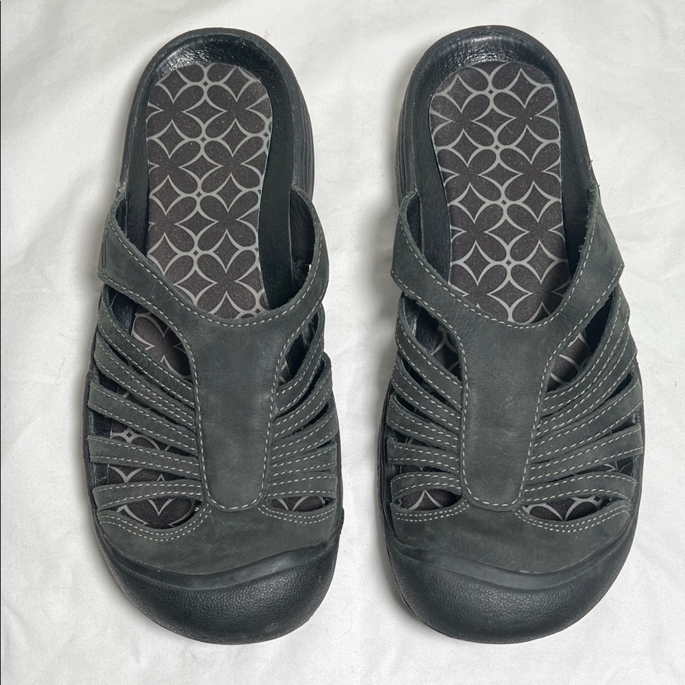 Keen Women's Black and Gray Mules